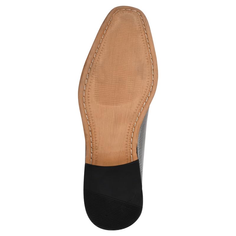 LIBERTYZENO Boys Genuine Leather Oxford Dress Shoes with EEL Print - Classic Lace-Up Formal Shoes for Kids, Perfect for Easter Gifts, School Events, Weddings & Special Occasions (Style 162)