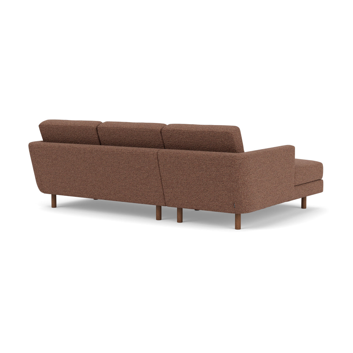 Conrad Boucle Left Chaise Sofa - Modern Upholstered Sectional Couch for Living Room, Lounge & Home Decor