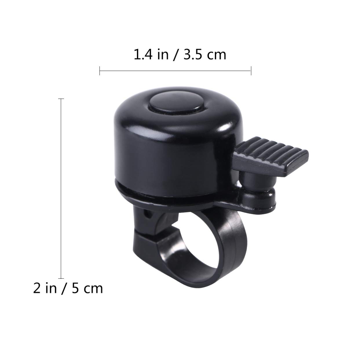 Premium Aluminum Alloy Bicycle Bell - Durable MTB Handlebar Ring Bike Horn for Mountain/Road Bikes - Golden - Perfect for Commuting, Cycling Safety & Outdoor Adventures