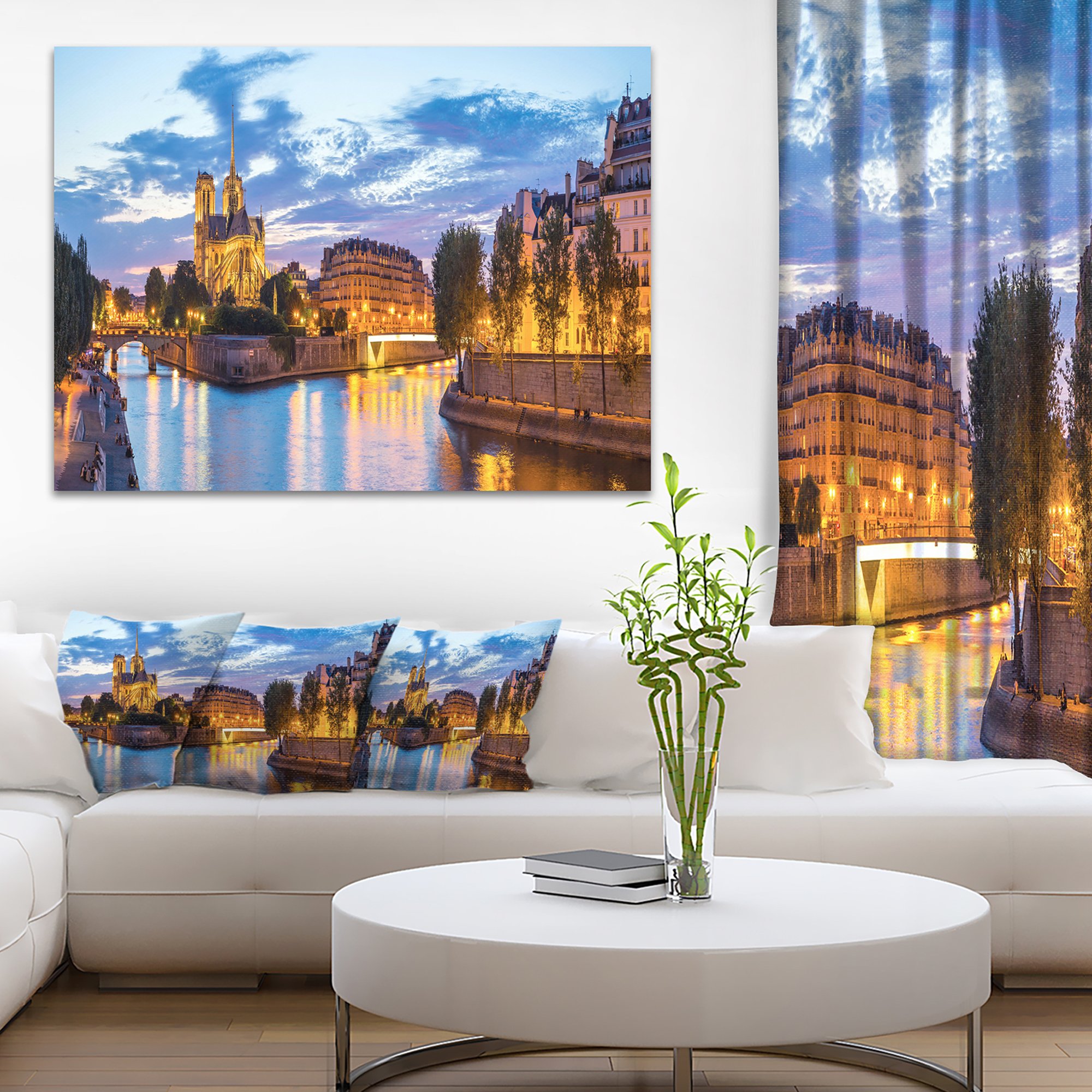 Notre Dame Cathedral Landscape Photography Canvas Art - Stunning Wall Decor for Living Room, Bedroom & Office - Perfect Gift for Home & Interior Design