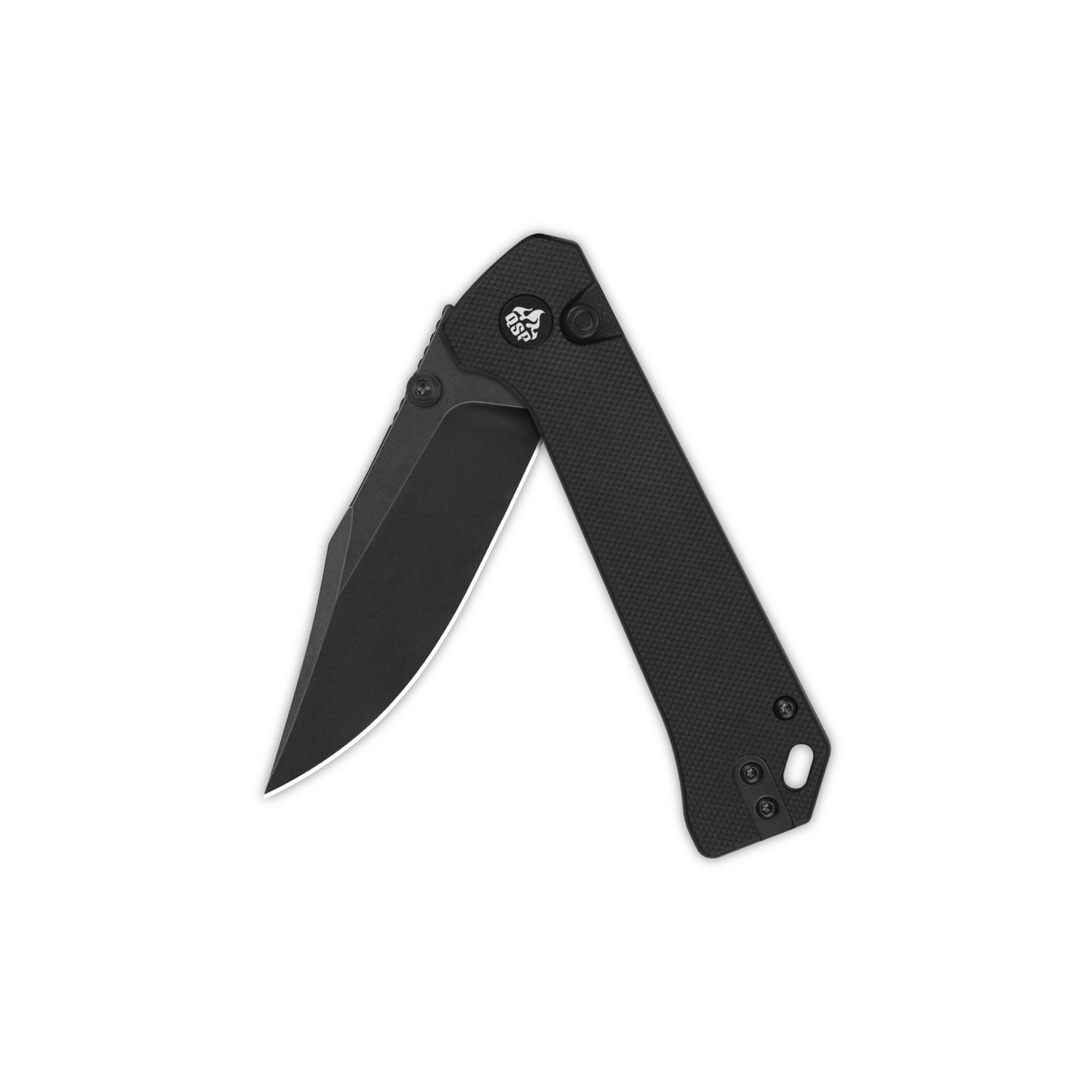 QSP Grebe Button Lock Pocket Knife - 3.5