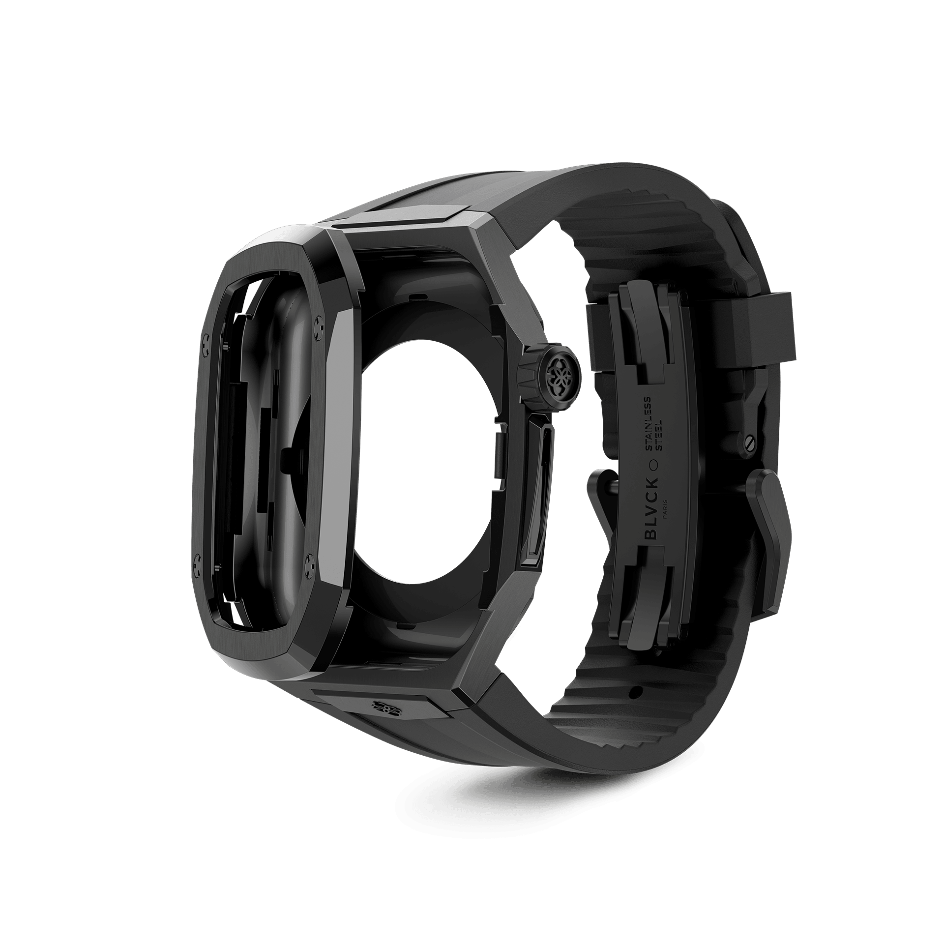 Apple Watch Case SPIII45 BLVCK - Protective Cover for Apple Watch Series 1/2/3/4/5/6/7/8/SE - Durable Scratch-Resistant Case for Workout, Running & Daily Use
