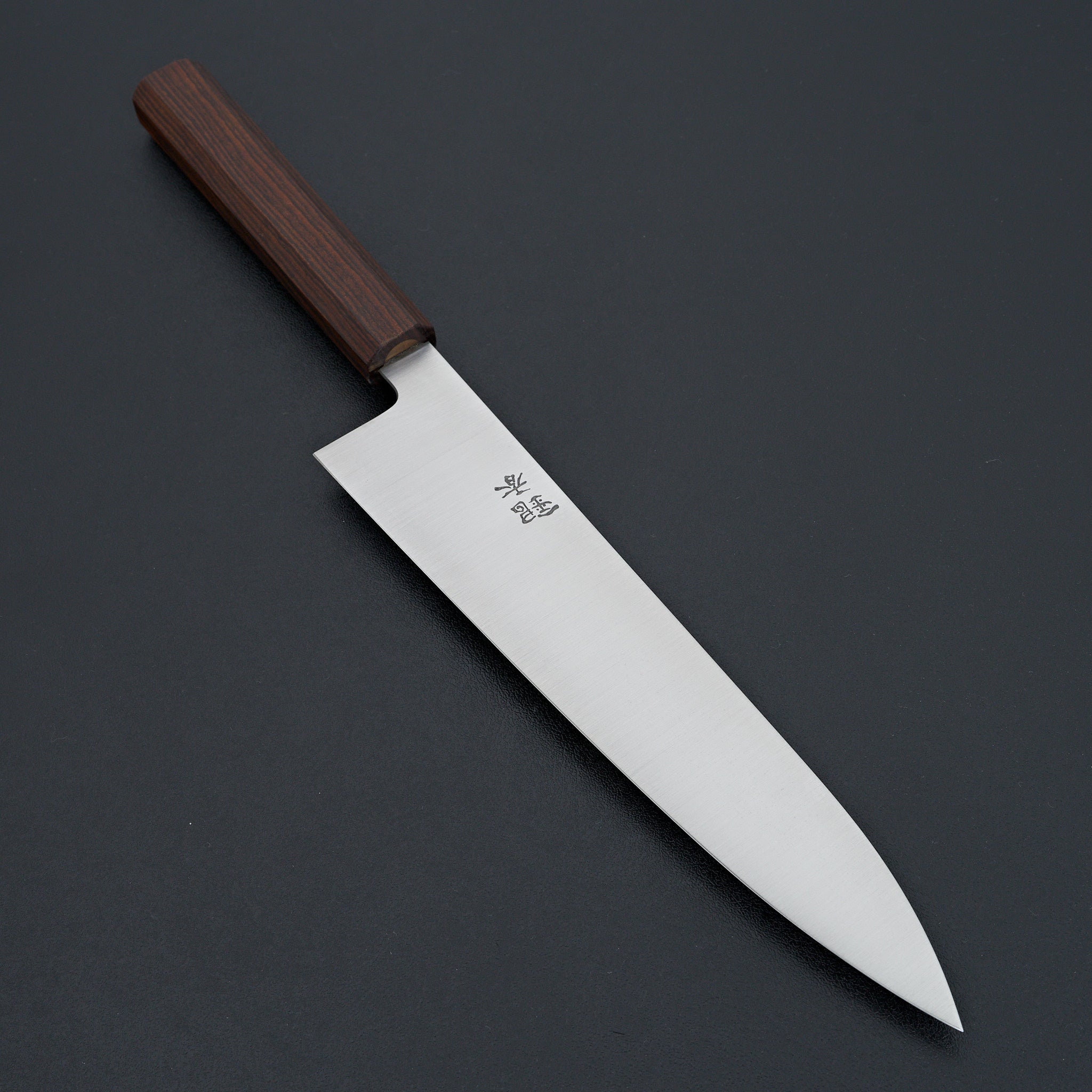 Ashi Ginga White #2 Gyuto 240mm Japanese Chef Knife - Premium Bocote Wood Handle - Professional Kitchen Knife for Sushi, Meat Cutting & Food Preparation (Used Trade-In)