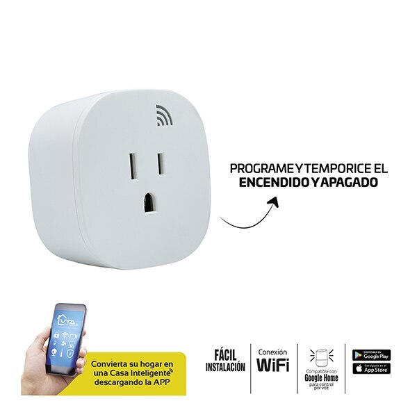 Smart Grounded Outlet with Single Socket - Perfect for Home, Office & Smart Device Charging