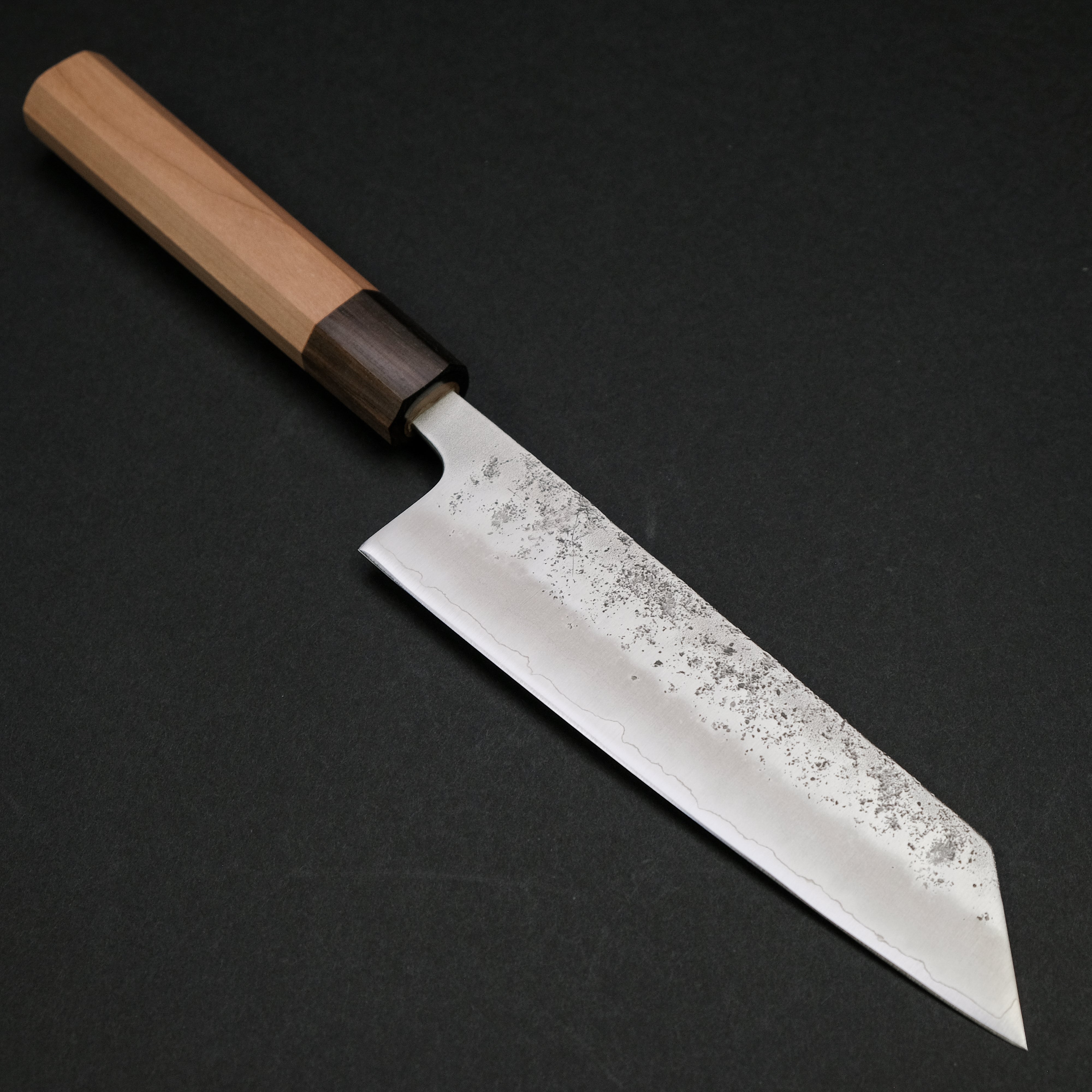 Hitohira Futana S3 Nashiji Bunka 170mm Japanese Chef Knife with Cherry Wood Handle - Perfect for Slicing, Dicing & Precision Cutting in Professional & Home Kitchens