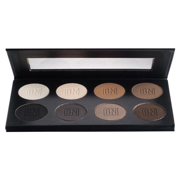 Ben Nye Essential Eye Shadow Palette - 8 Color Eyeshadow Set (ESP 912) for Professional Makeup & Cosplay Looks