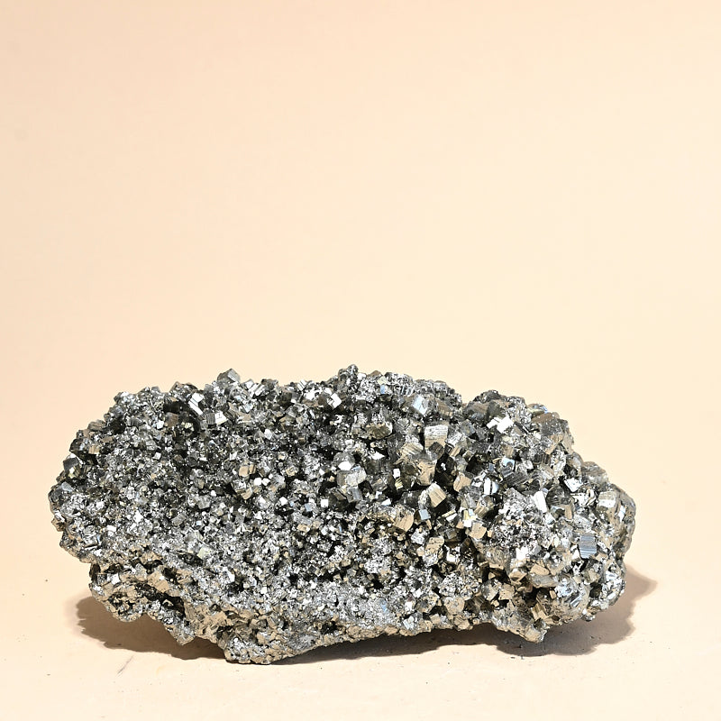Natural Pyrite Cluster - 4lbs Raw Mineral Specimen for Home Decor, Crystal Healing & Collection | Perfect for Display, Meditation & Gifts