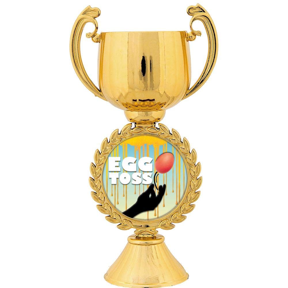 Personalized Egg Toss Trophy - 7.25