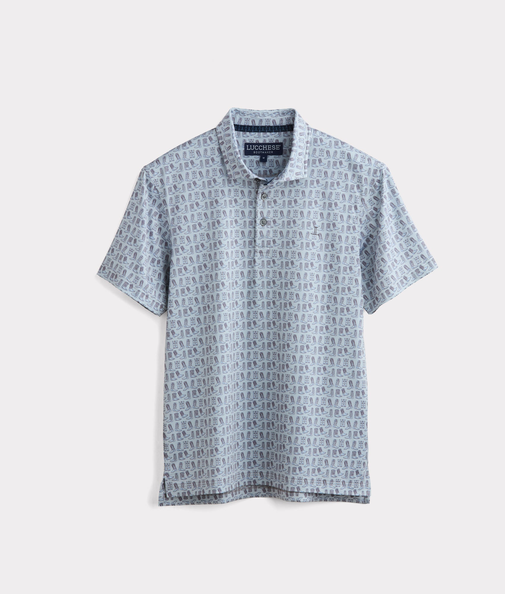 Lucchese Men's Golf Polo Shirt - Breathable & Moisture-Wicking Performance Polo for Golf, Casual Wear & Outdoor Activities