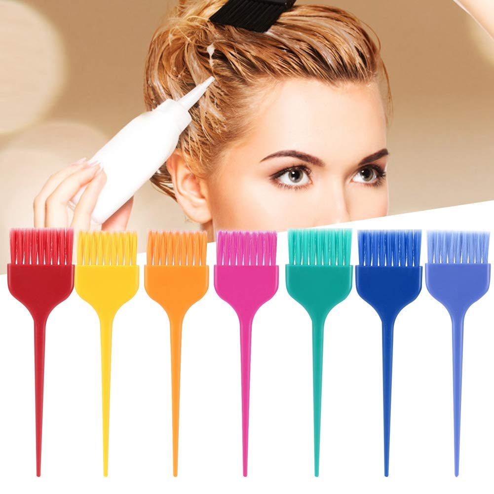 7Pcs XL Professional Hair Dye Brush Set - Salon Grade Hair Coloring Kit with Tinting Brushes & Applicators for Home & Barber Use | Perfect for Balayage, Highlights & Root Touch-Ups