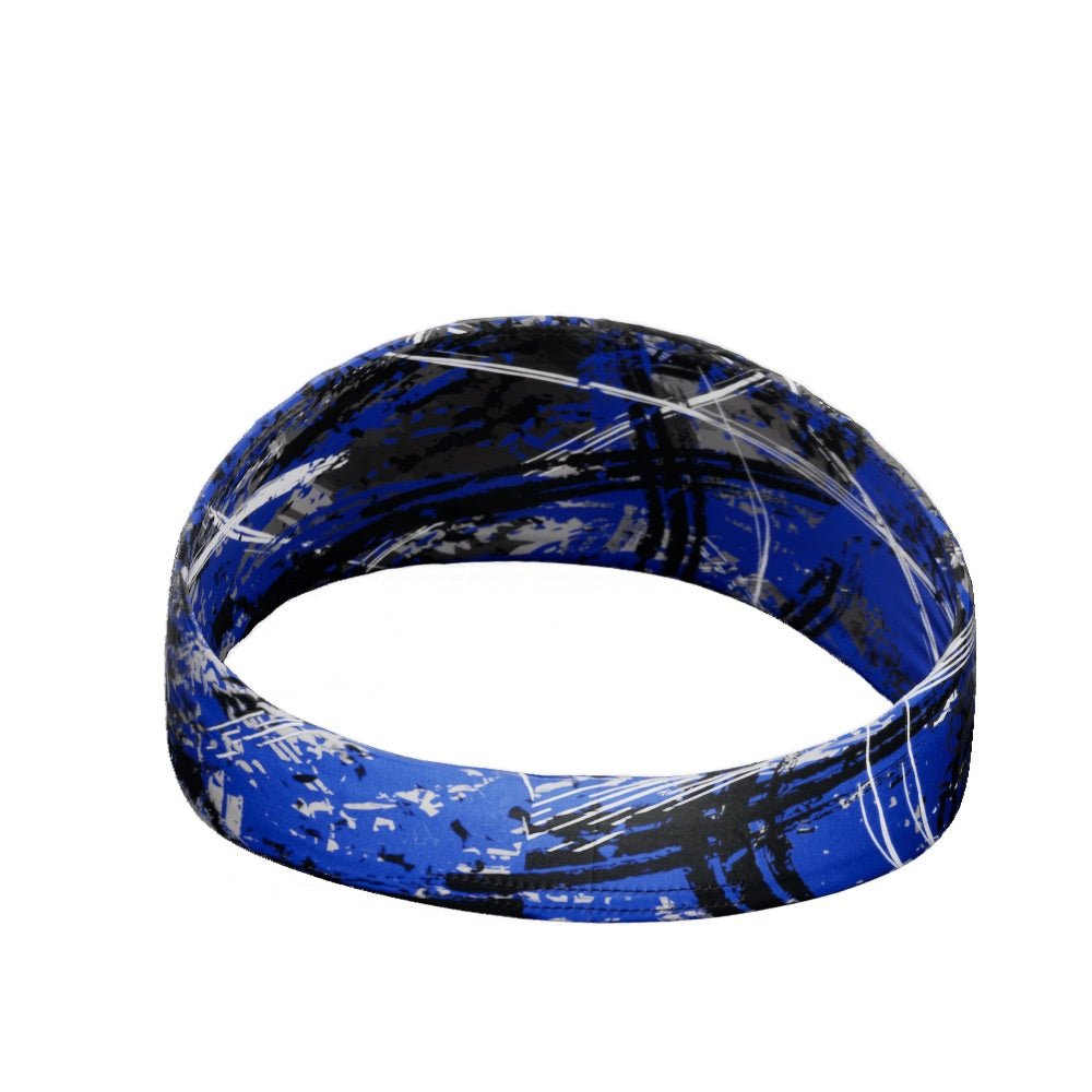 Wicked Blue Headband for Women & Men - Stylish & Comfortable Sports Headband for Running, Yoga, Workouts & Outdoor Activities