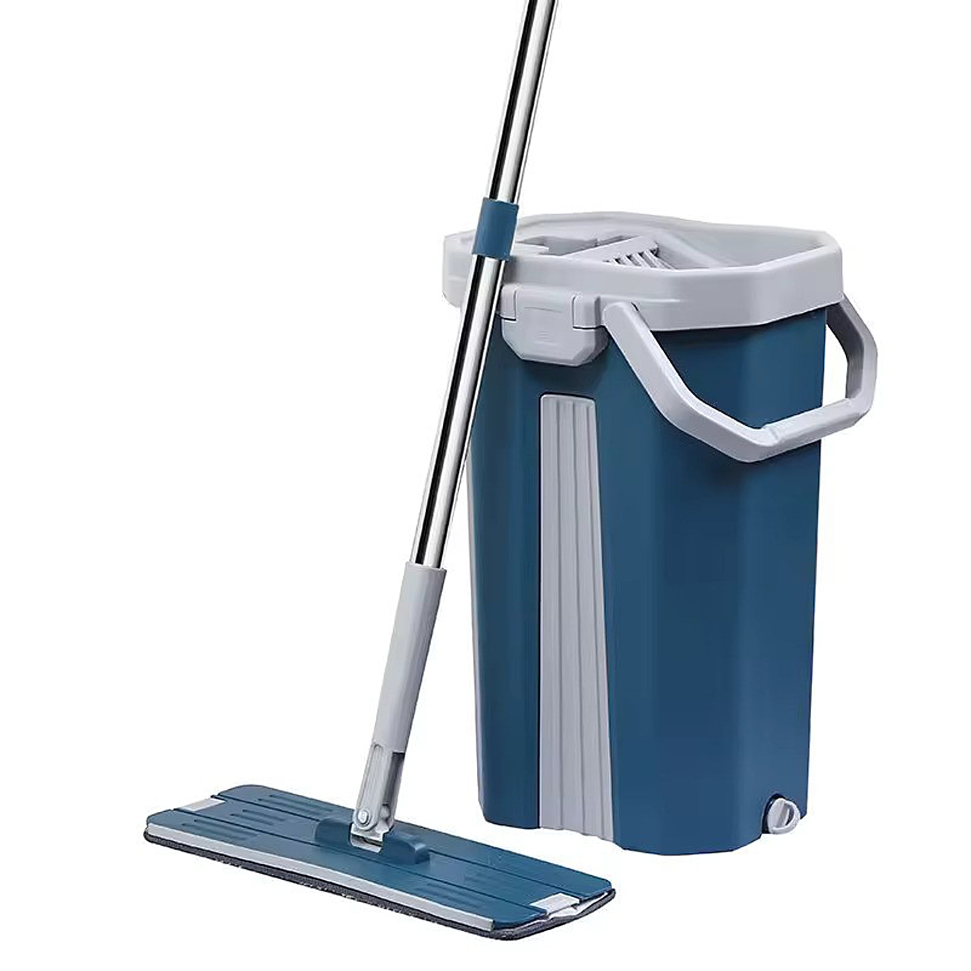 5-in-1 Multi-Purpose Slim Mop - Heavy Duty Floor Cleaning Tool for Hardwood, Tile & Laminate Floors - Ultra Slim Design for Tight Spaces - Perfect for Kitchen, Bathroom & Home Cleaning