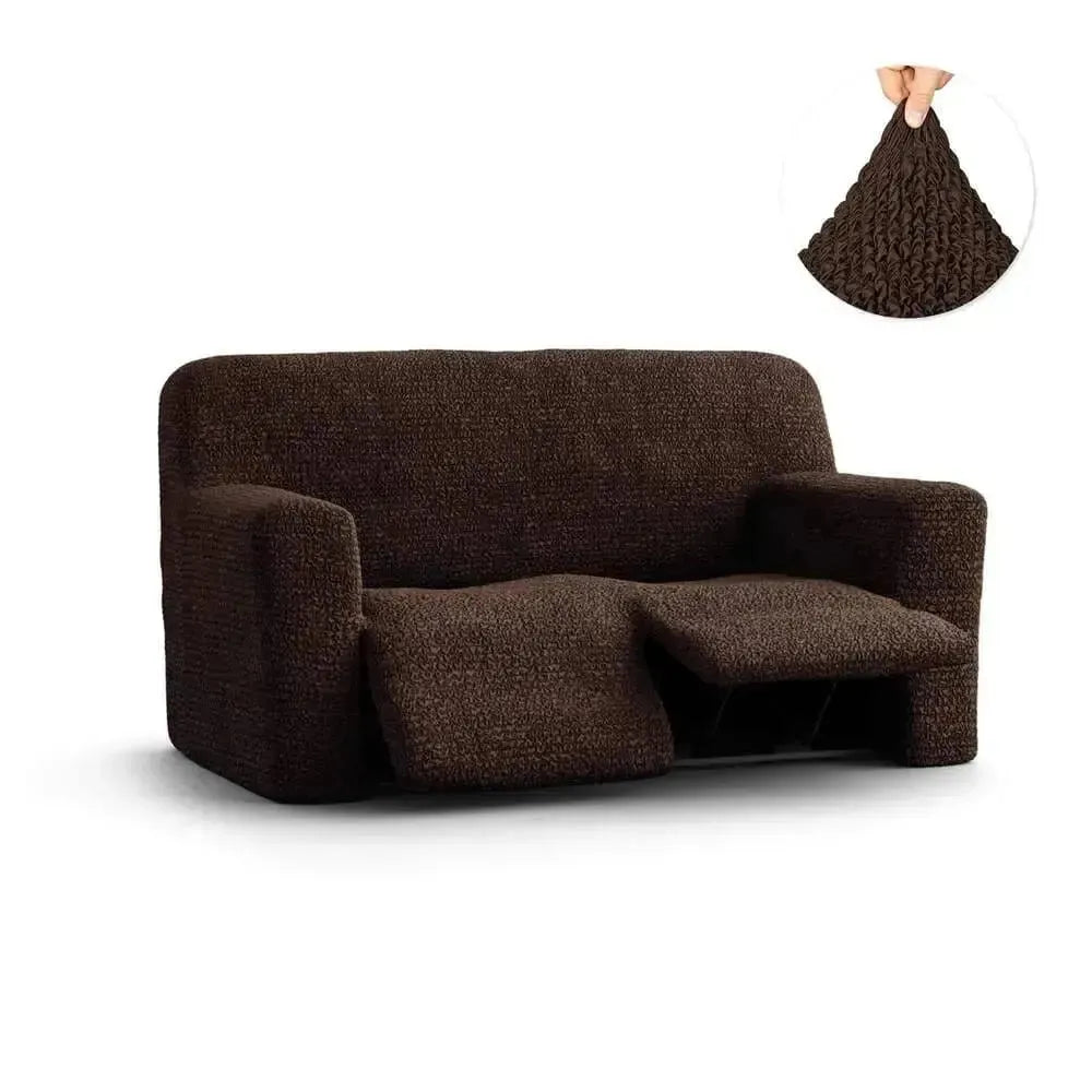 2 Seater Recliner Slipcover - Microfiber Sofa Cover Protector for Living Room Furniture, Stretchable & Washable - Perfect for Pets, Kids & Daily Use