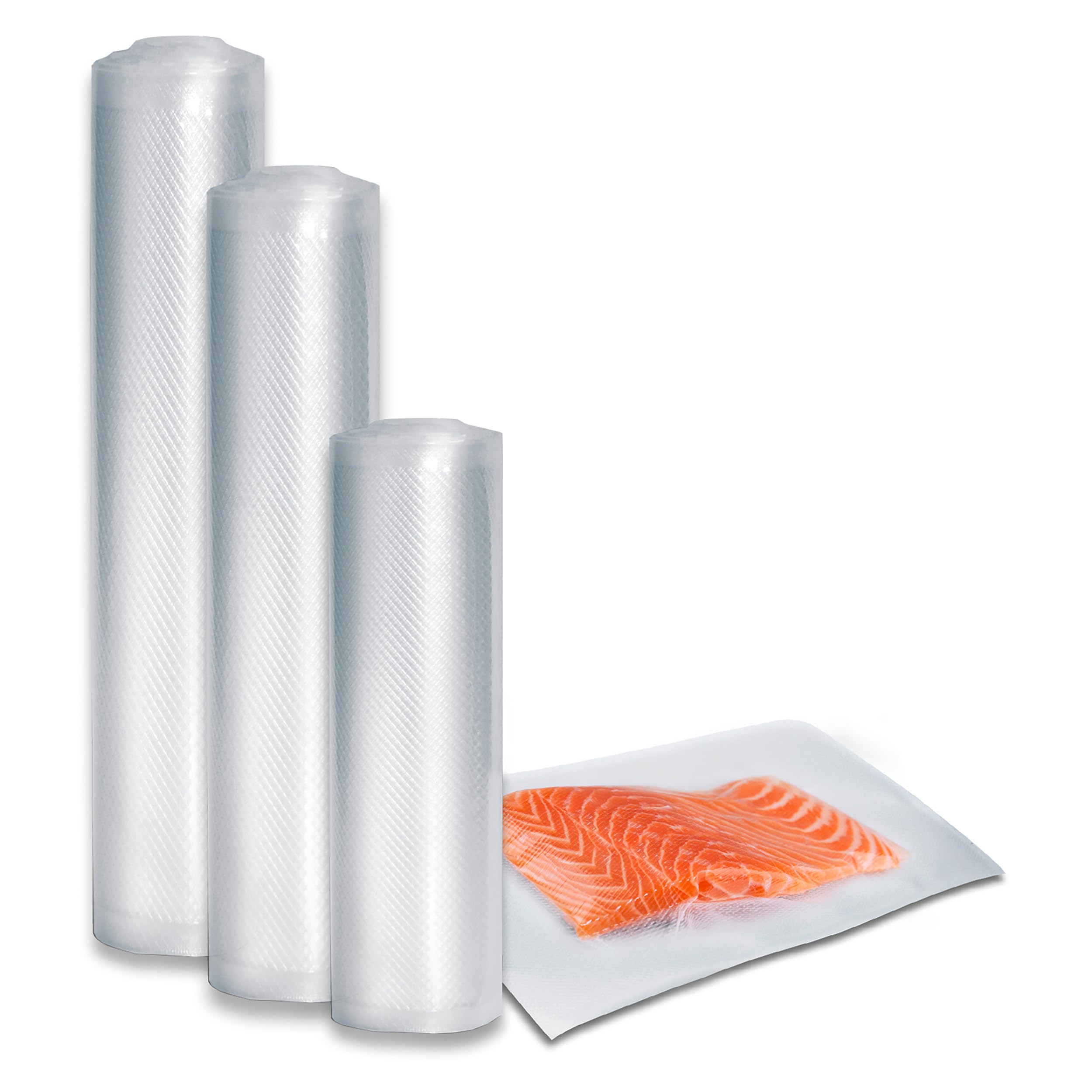 CASO 01236 Professional Vacuum Sealer Bags - 2 Pack BPA-Free, Tear-Resistant & Boil-Proof Food Storage Bags for Sous Vide, Meal Prep & Freezer Storage