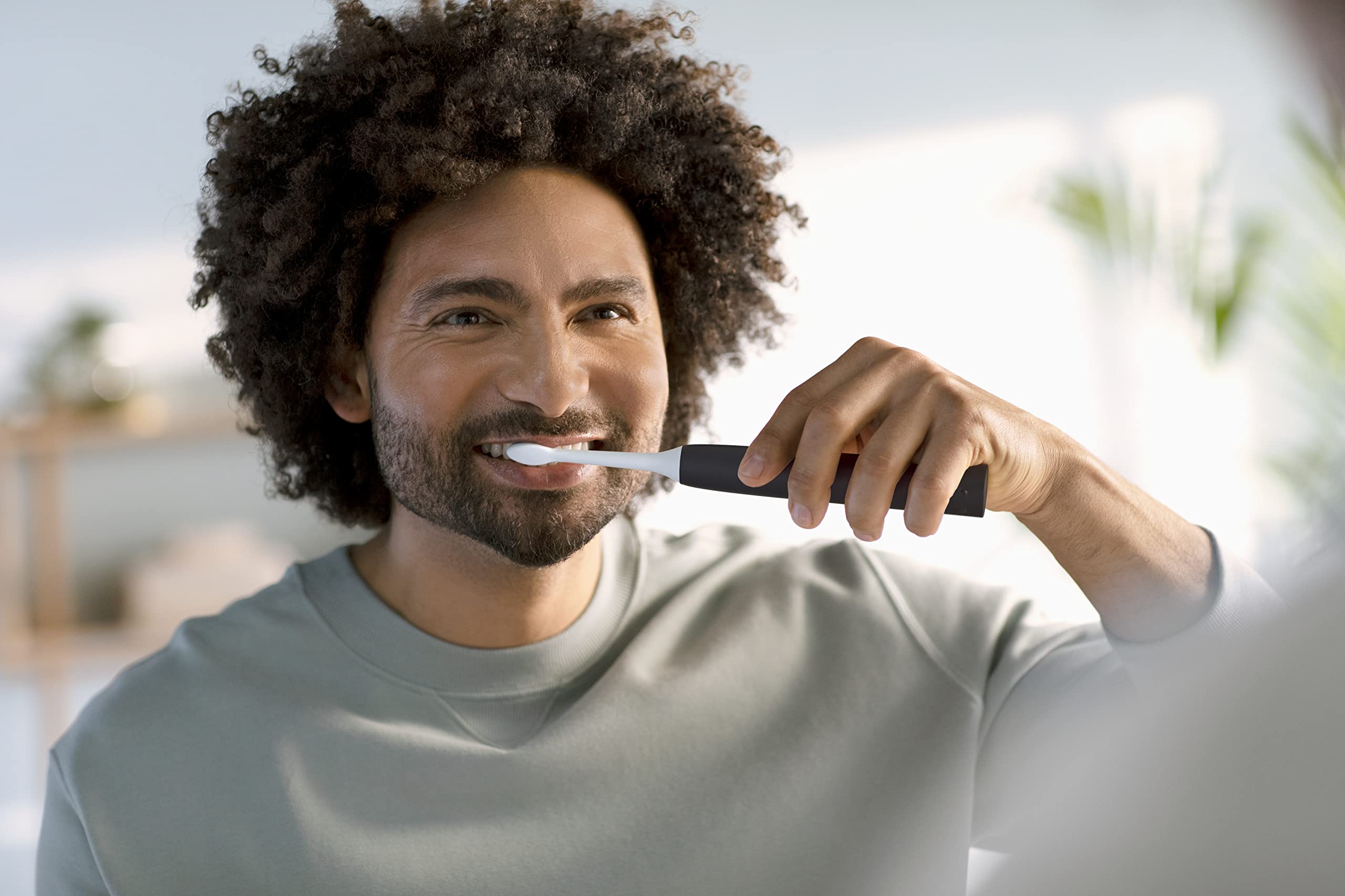 Philips Sonicare 4100 Rechargeable Electric Toothbrush with Pressure Sensor - HX3681/24 Black | Professional Teeth Cleaning for Whitening & Gum Care | Perfect for Travel & Daily Oral Hygiene