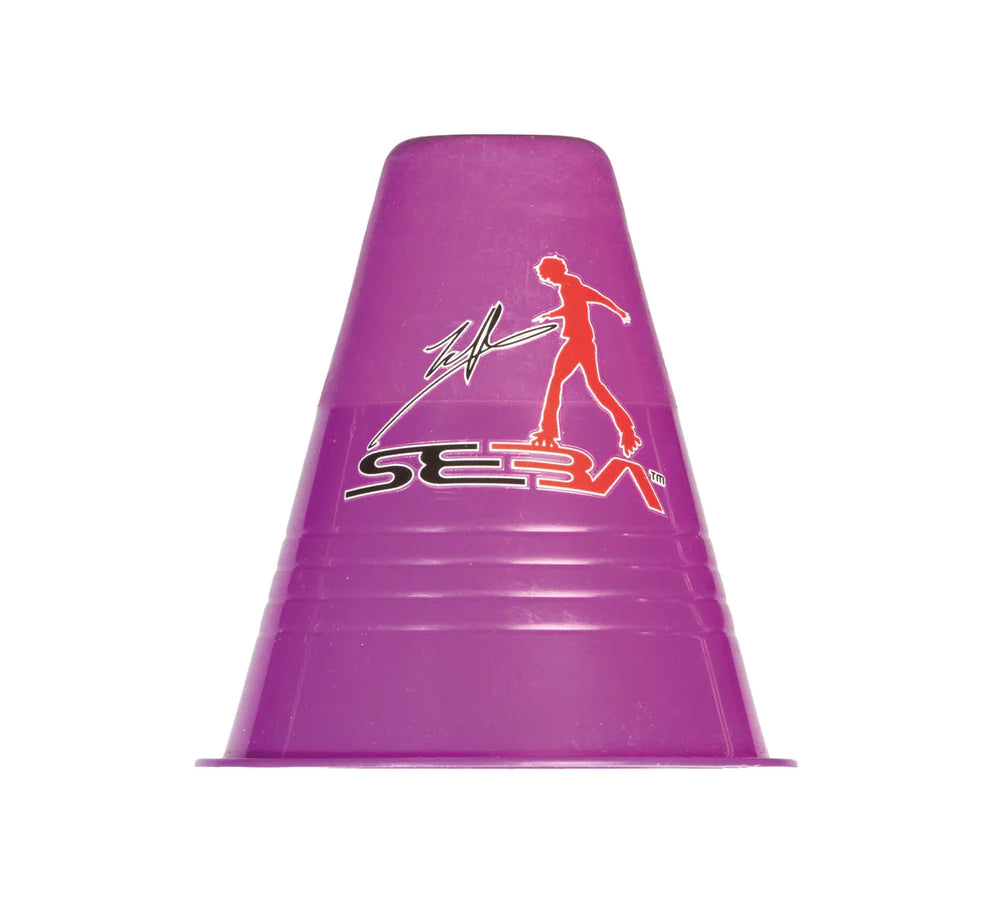 Seba Dual Density Slalom Cones - High-Performance Training Cones for Skateboarding, Roller Skating & Sports Drills - Perfect for Outdoor & Indoor Practice