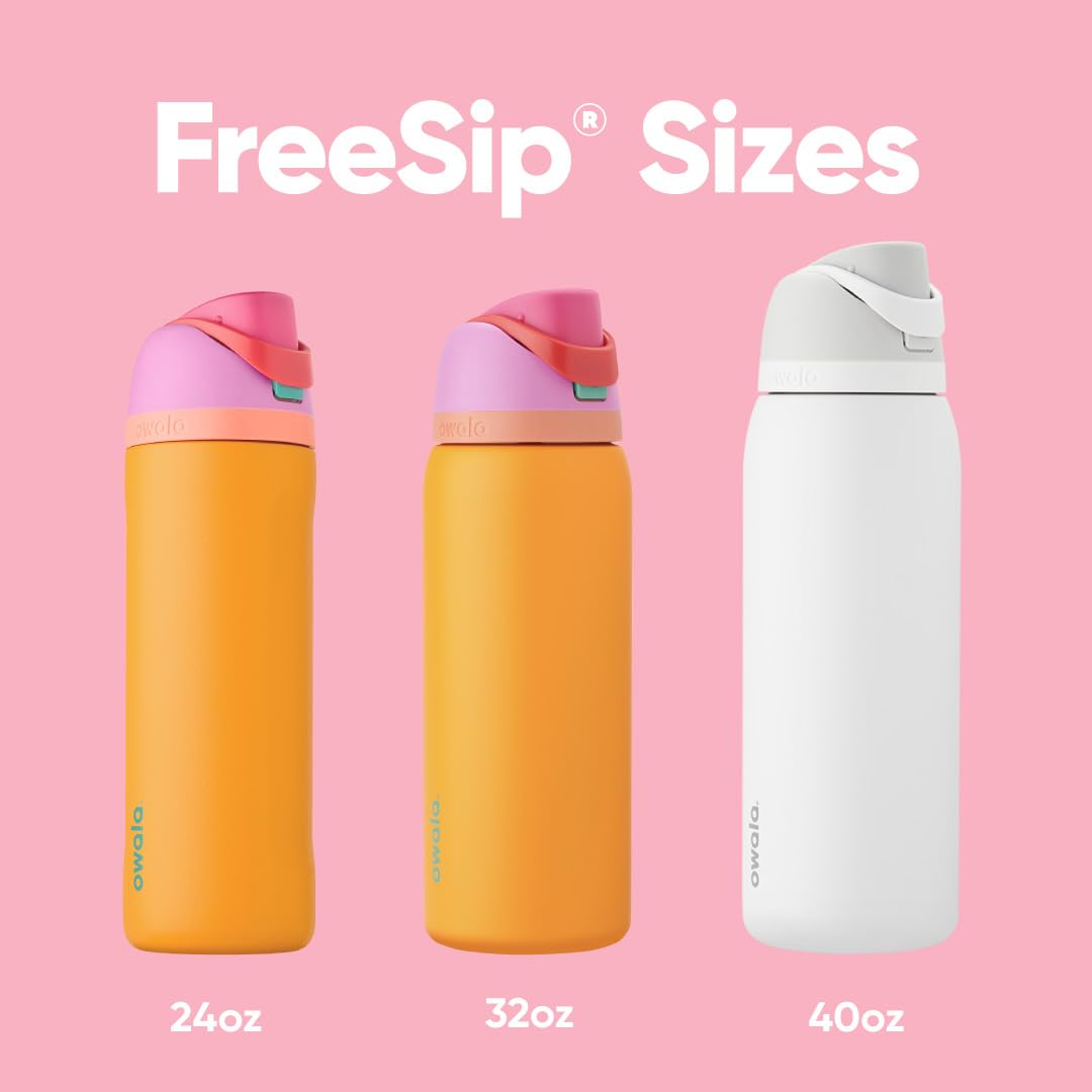 Owala FreeSip 32oz Insulated Water Bottle with Straw - BPA-Free for Sports, Gym & Travel