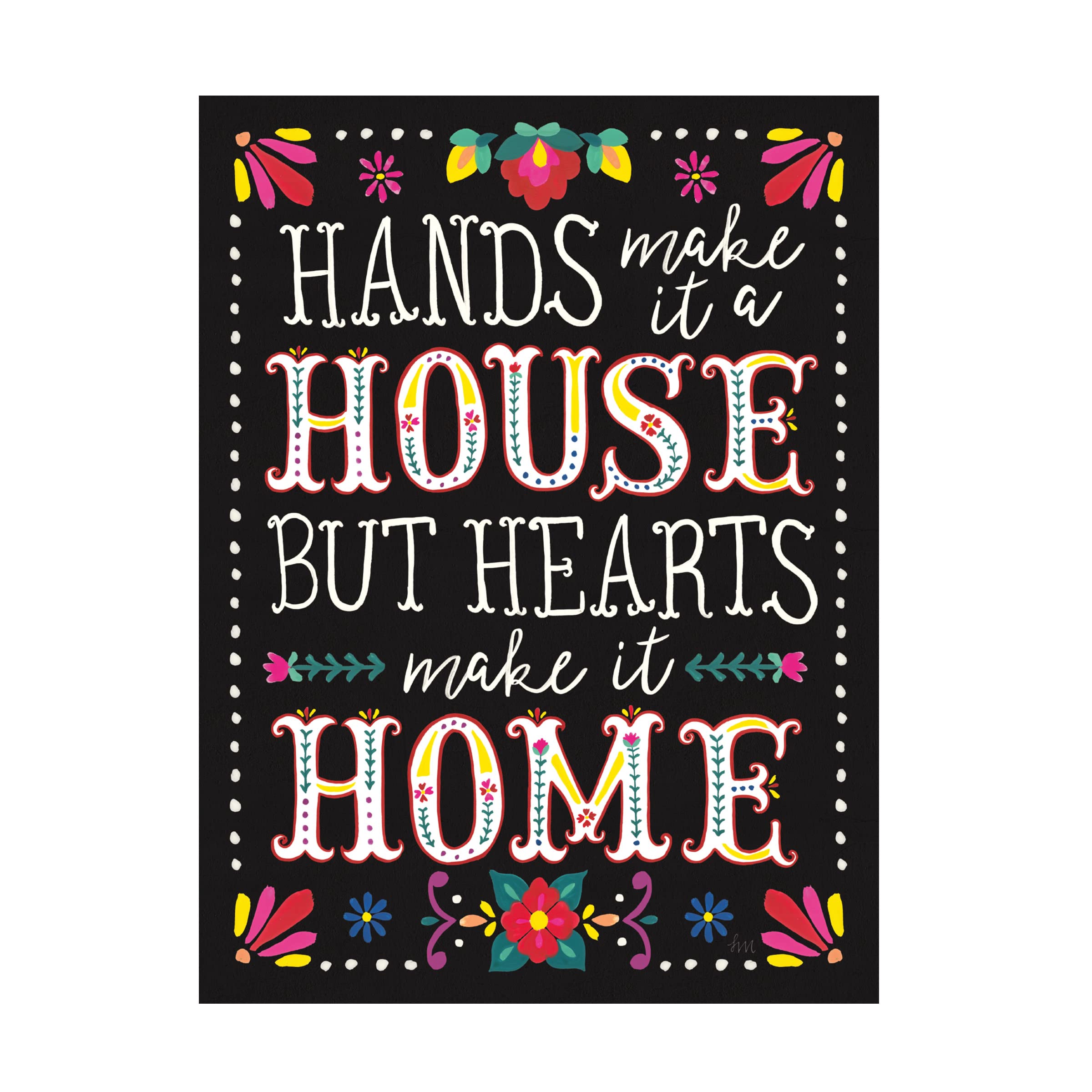 Laura Marshall 'Floral Fiesta Inspiration II' Canvas Wall Art - Vibrant Floral Painting for Living Room, Bedroom & Office Decor | Trademark Fine Art Collection