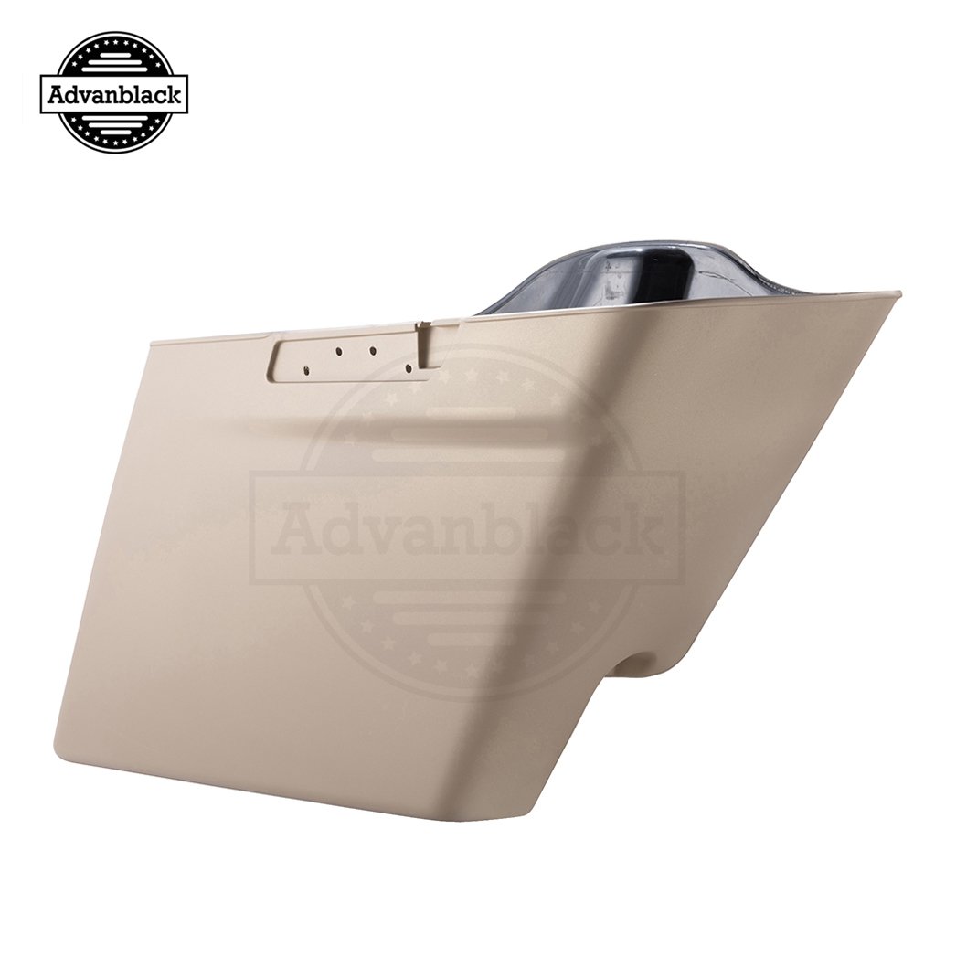 **Sand Camo Denim Motorcycle Saddlebags - Waterproof Storage Bags for Harley Davidson Touring Models (2014+) - Perfect for Long Rides & Road Trips**
