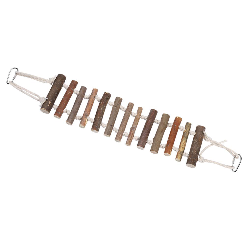 Natural Cockatiel Toys - Rugged & Durable Bird Ladder for Cage - Healthy Chewing Perch for Parrots, Cockatoos & Pet Birds - Perfect for Playtime, Exercise & Mental Stimulation in Bird Cages
