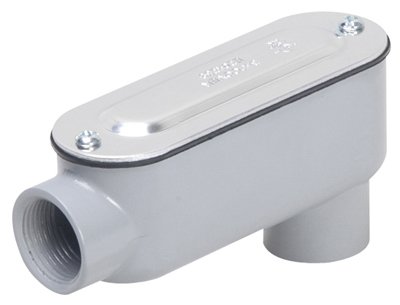 RLB200 2-Inch Oval Conduit Body - Weatherproof Electrical Junction Box for Outdoor/Indoor Wiring - Ideal for Commercial & Residential Electrical Installations