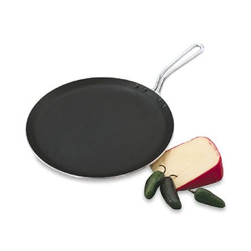 Vollrath 68530 12-Inch Round Steelcoat Griddle - Professional Restaurant-Grade Cookware for Pancakes, Burgers & Breakfast Cooking