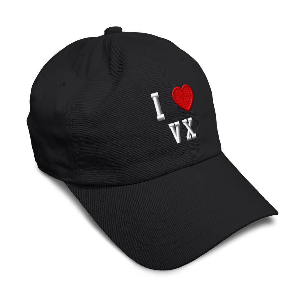 Soft Baseball Cap with Red Heart Design - Unisex Sports Lovers Dad Hat for Men & Women | Perfect for Outdoor Activities, Casual Wear & Sports Events