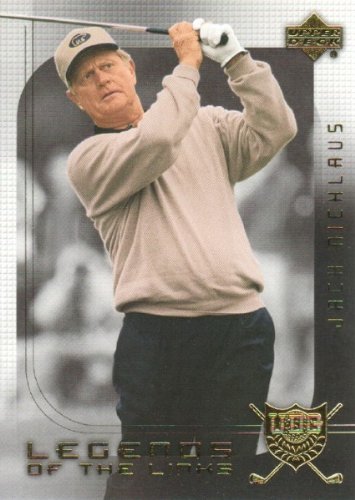 2004 Upper Deck Golf Trading Cards #39 Jack Nicklaus Legends of the Links - Rare Collectible Sports Memorabilia for Golf Fans and Card Collectors - Perfect for Display, Trading, and Investment