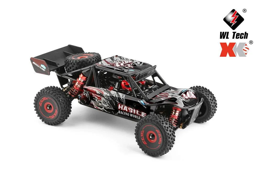 WLtoys 124016 V2 1/12 Scale 2845 4300KV Brushless Motor RC Car - High Speed Remote Control Off-Road Vehicle for Adults & Kids, Perfect for Backyard Racing, Drifting and Outdoor Adventure