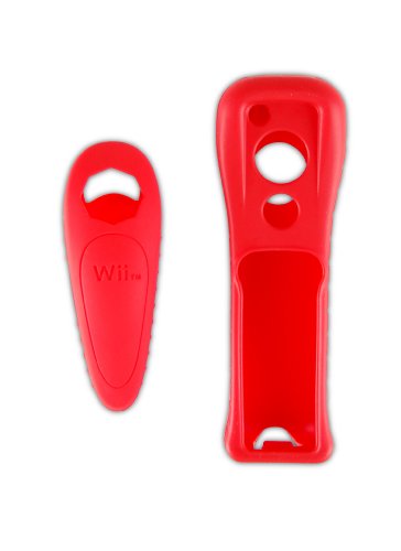 Original Title: Wii Jacket Kit - Red   Optimized Title: Nintendo Wii Controller Jacket Cover Kit - Red Protective Skin for Enhanced Grip & Comfort | Perfect for Gaming, Parties & Family Fun