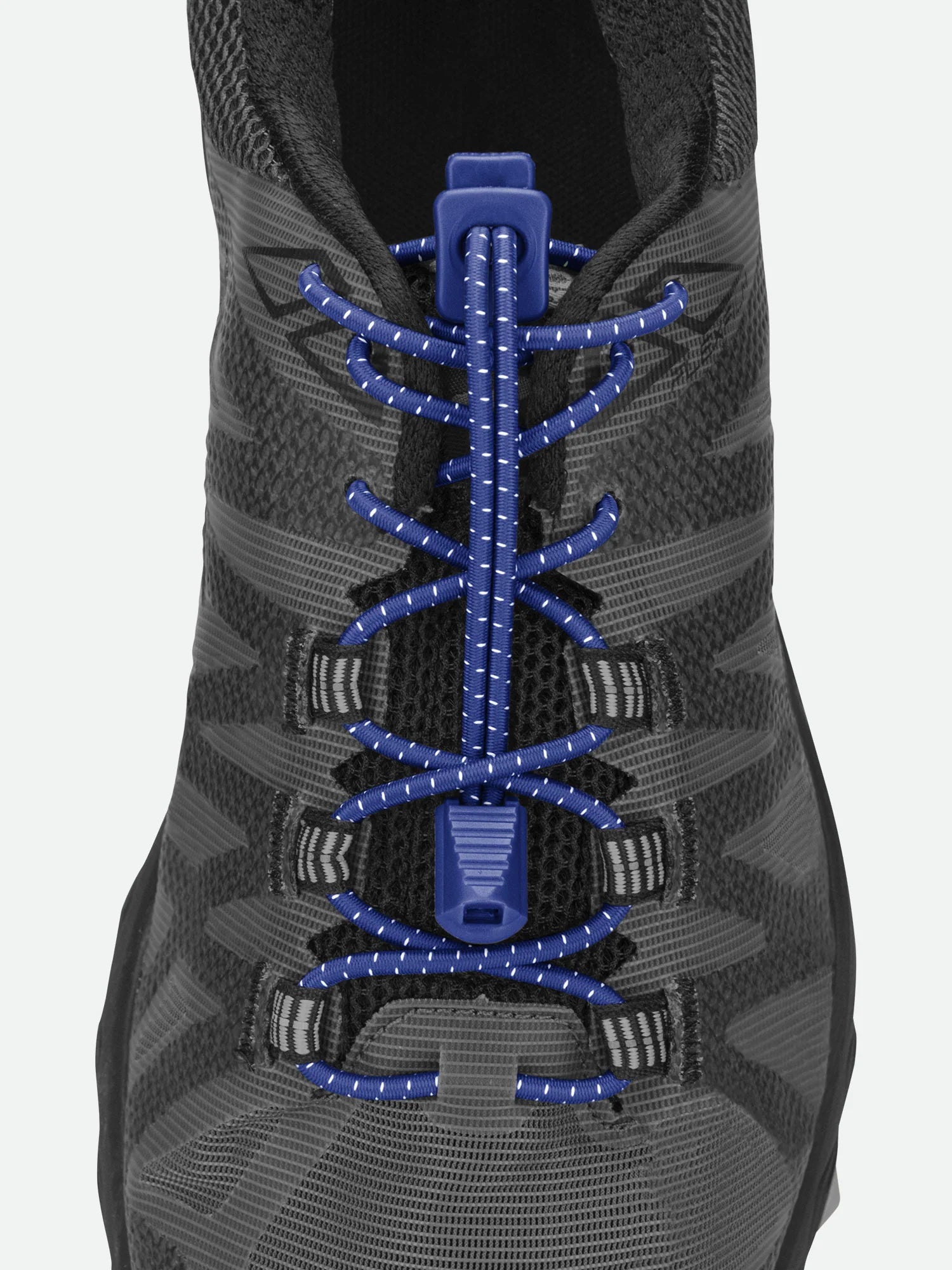 Nathan Running Laces - Blue Reflective Shoelaces for Runners | Secure Fit for Trail & Road Running, Jogging & Marathon Training
