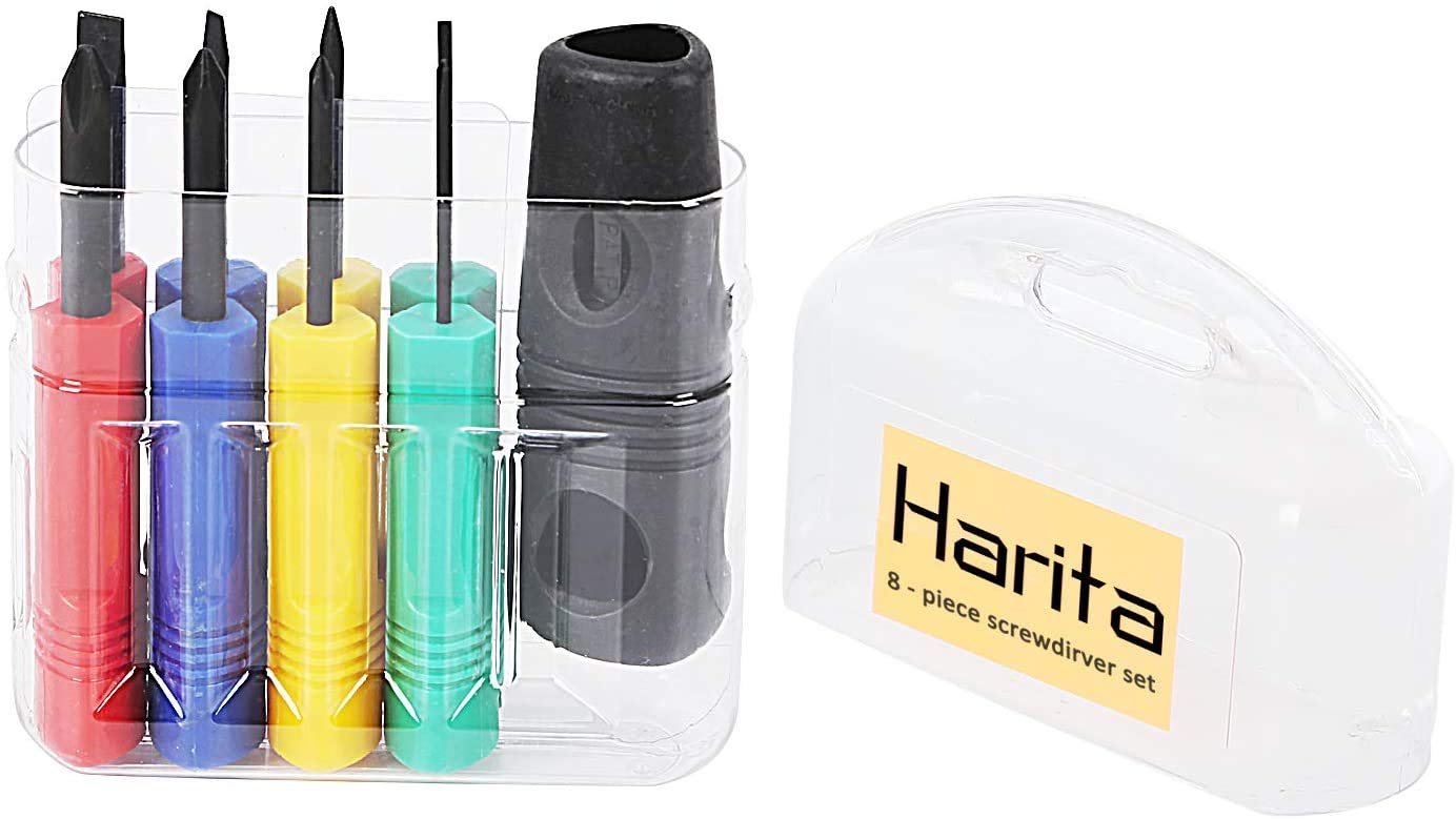 8-in-1 Magnetic Mini Screwdriver Set with Phillips & Slotted Tips - Precision Repair Tool for Electronics, MacBook, iPhone, iPad, Watch, Eyeglasses & Tablets - Perfect for DIY Fixes & Small Device Maintenance