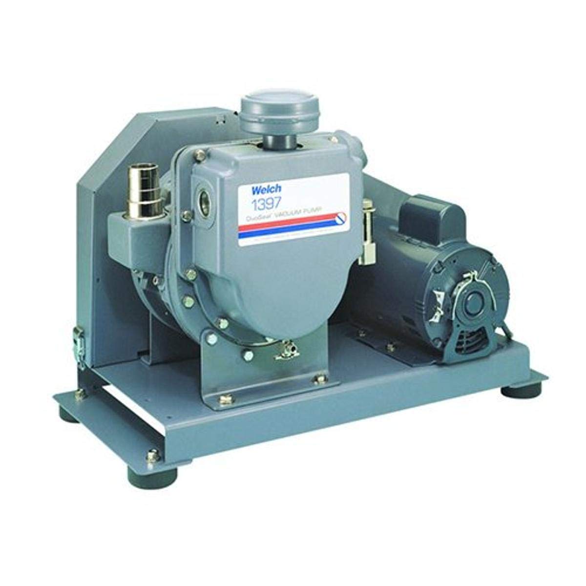 Welch Vacuum 1374B-01 DuoSeal Belt-Drive Vacuum Pump 650 LPM 115V - High Performance Lab Vacuum Pump for Chemistry, Research & Industrial Applications