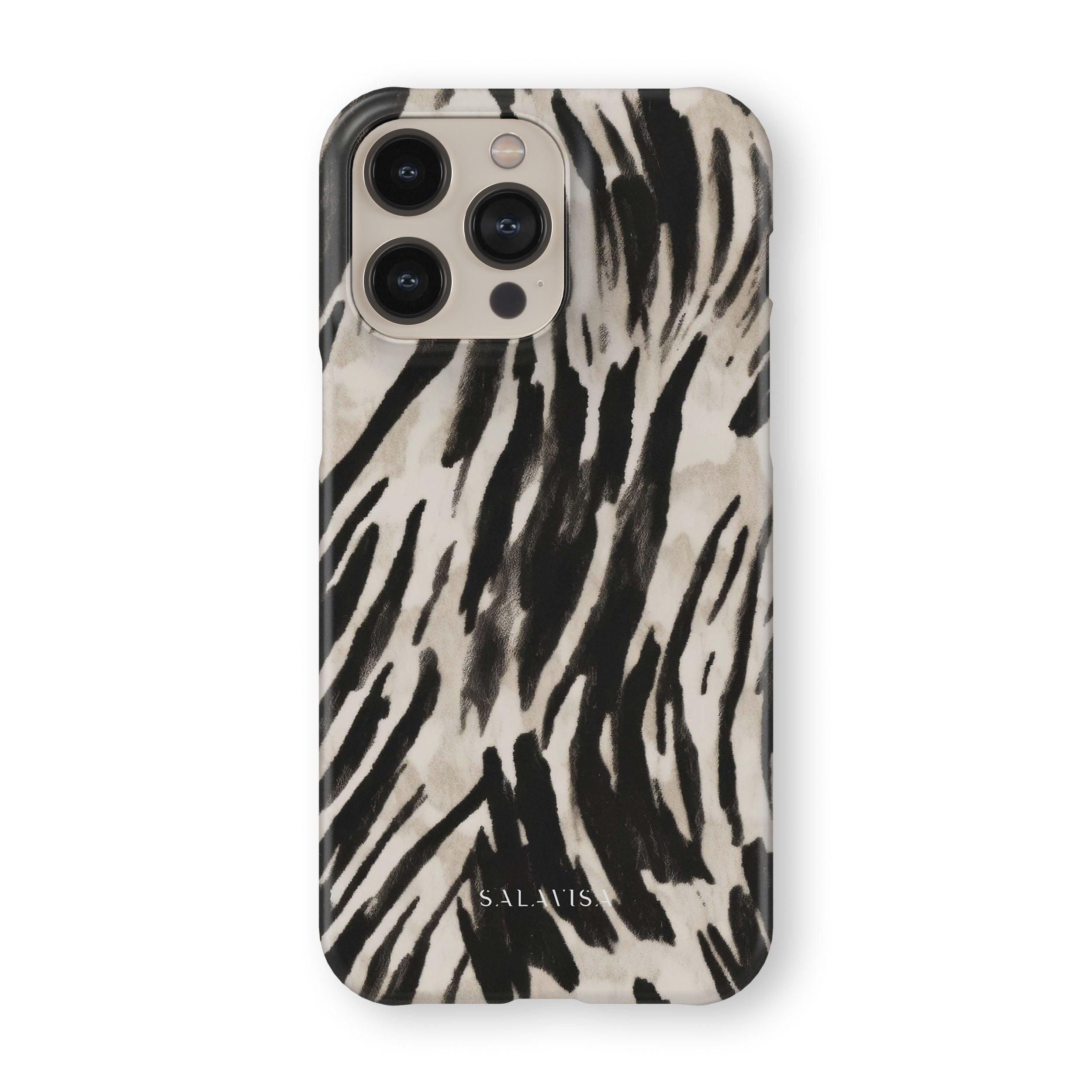 Dark Zebra Print Phone Case - Durable Slim Protective Cover for iPhone & Samsung - Perfect for Everyday Use, Travel & Outdoor Activities
