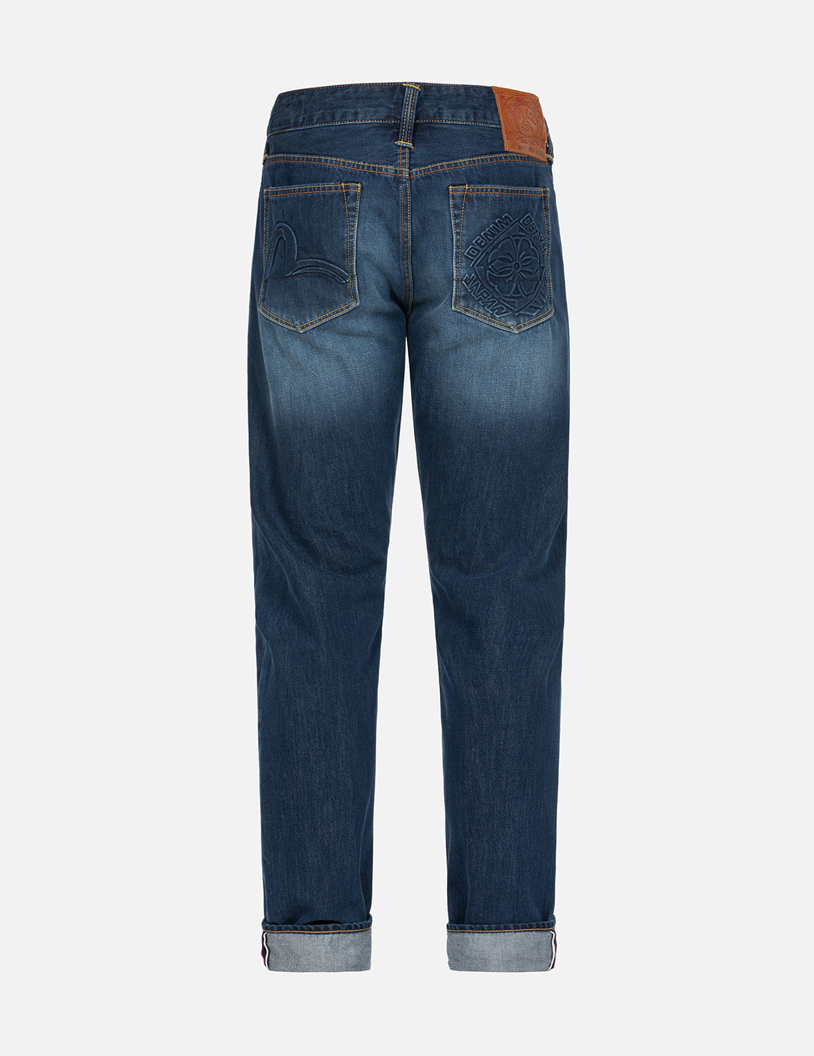 Seagull & Kamon Embossed Carrot Fit Jeans for Women - High Waisted Slim Tapered Denim Pants #2017 | Casual Wear, Street Style, Everyday Outfits