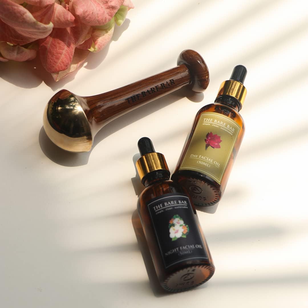 Organic Night Facial Oil with Argan & Moringa Oil - 50ml Hydrating Anti-Aging Face Serum for Dry Skin - Clean, Sustainable & Handmade Skincare - Perfect for Nighttime Routine & Glow Boosting