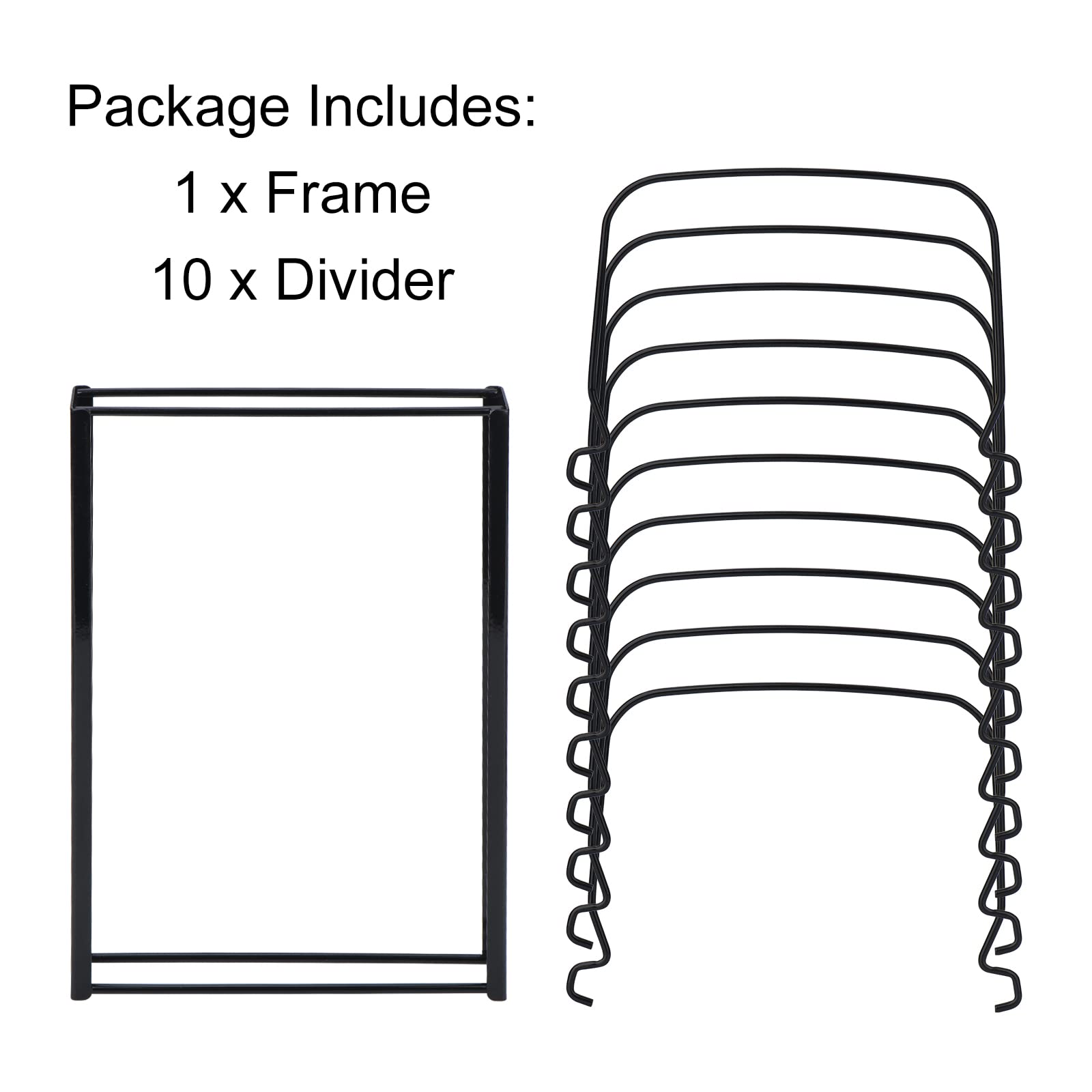 Toplife Adjustable 7+ Lids Organizer Rack and 10+ Bakeware Organizer Set - Space Saving Kitchen Cabinet & Counter Storage Solution for Pots, Pans, Lids and Baking Sheets - Perfect for Small Kitchens and Organized Cooking