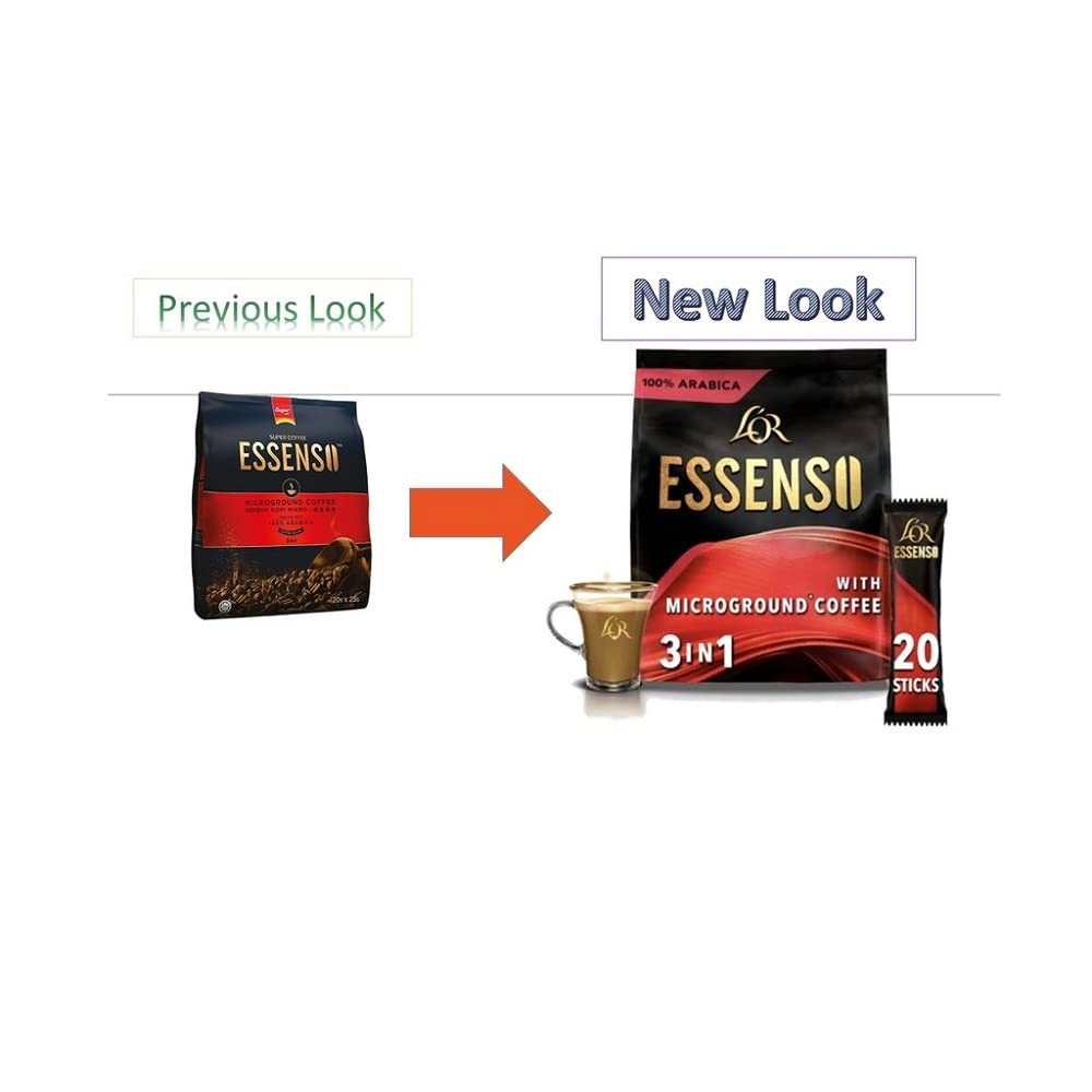 Essenso Super Coffee Microground Instant Coffee 2-in-1 & 3-in-1 Mix - 80 Sticks Pack | Premium Vietnamese Coffee for Home, Office & Travel