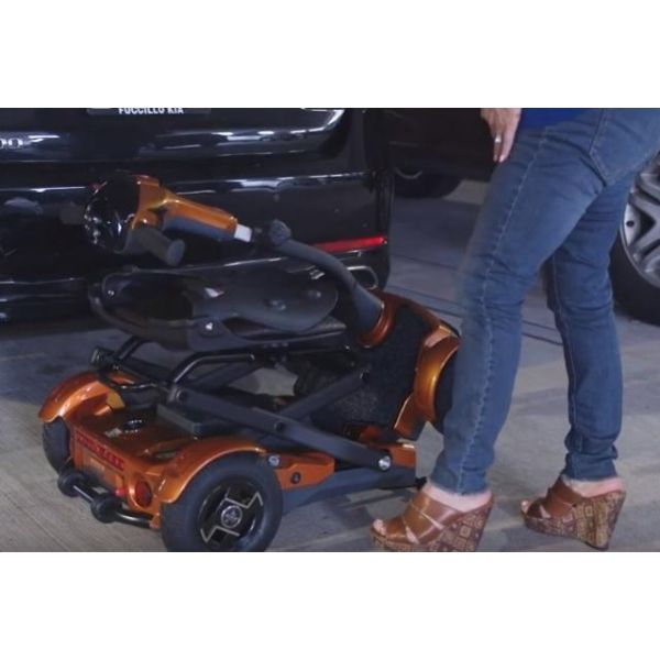 EV Rider TeQno AF Folding Mobility Scooter - Lightweight & Portable Electric Scooter for Adults & Seniors - Ideal for Travel, Shopping, and Outdoor Adventures
