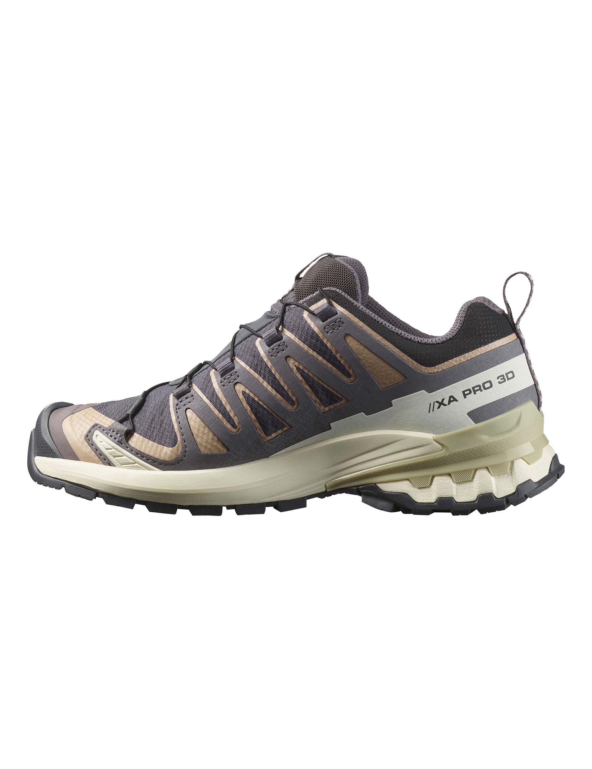 XA Pro 3D V9 Gore-Tex Trail Running Shoes - Nine Iron/Oxford Tan/Alfalfa | Waterproof Hiking & Outdoor Adventure Footwear for Men & Women