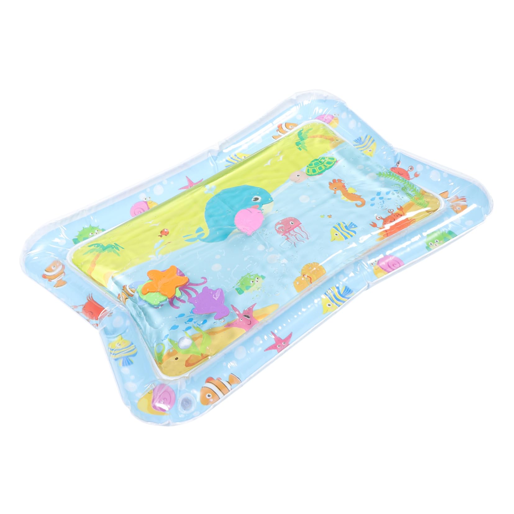 **Wakauto Inflatable Baby Water Play Mat - PVC Non-Slip Water Pad for Toddlers, Kids Pool & Beach Toys - Perfect for Outdoor Summer Fun, Backyard Splash Play, and Indoor Sensory Activities**