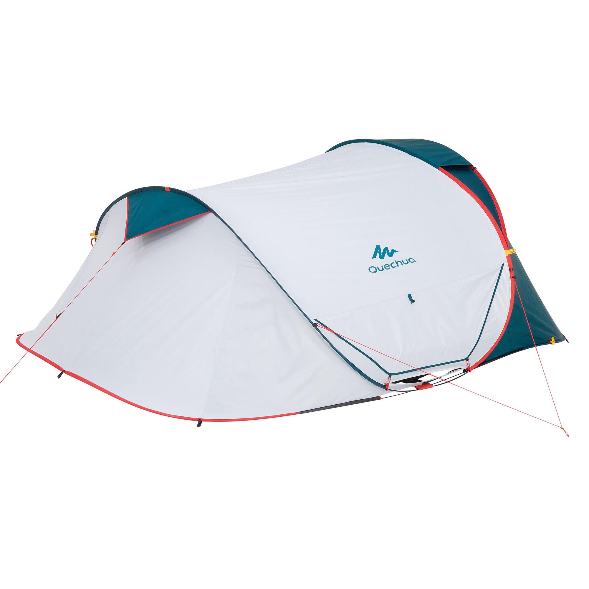 Quechua 2 Second XL Fresh & Black Waterproof Pop Up Camping Tent for 3 Person - Instant Setup for Hiking, Backpacking & Outdoor Adventures