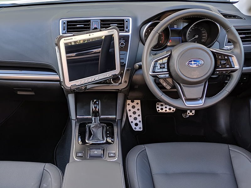 Industrial Evolution InDash Mount for Subaru Outback (2019-2023) - Secure Phone Holder for GPS Navigation & Hands-Free Driving - Perfect for Road Trips & Daily Commutes