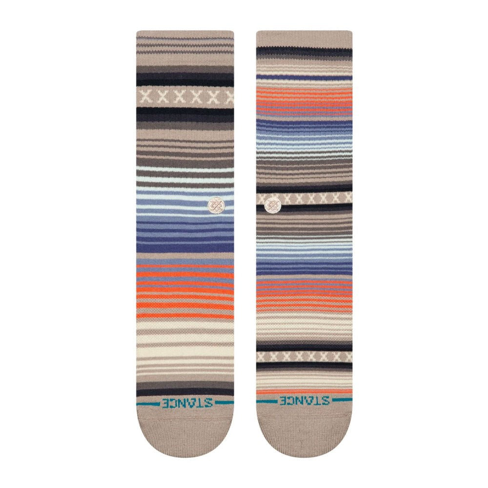 Stance Curren ST Socks for Men - String Grey Athletic Performance Socks for Running, Basketball & Workout