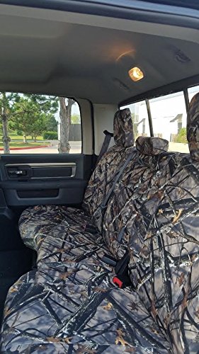 Premium Durafit DG31 Lost Camo Seat Covers for 2011-2018 Dodge Ram Crew Cab SLT - Full Set (Front & Back) | Waterproof & Durable Protection | Perfect for Off-Roading, Hunting & Outdoor Adventures