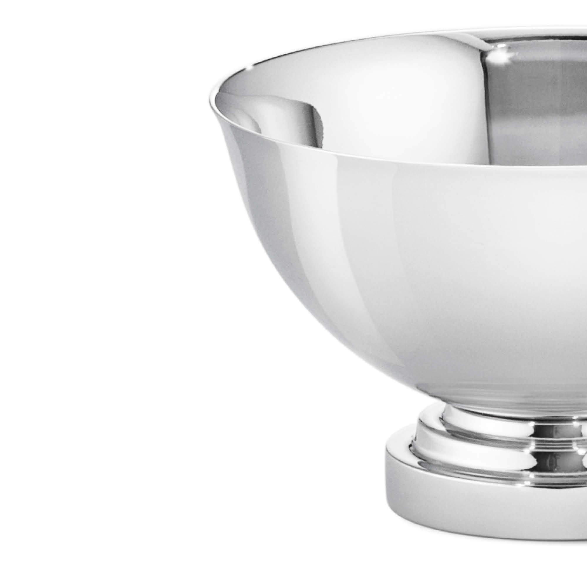 Georg Jensen Manhattan Small Stainless Steel Decorative Bowl - Elegant Modern Home Decor for Dining Table, Countertop & Gift Giving