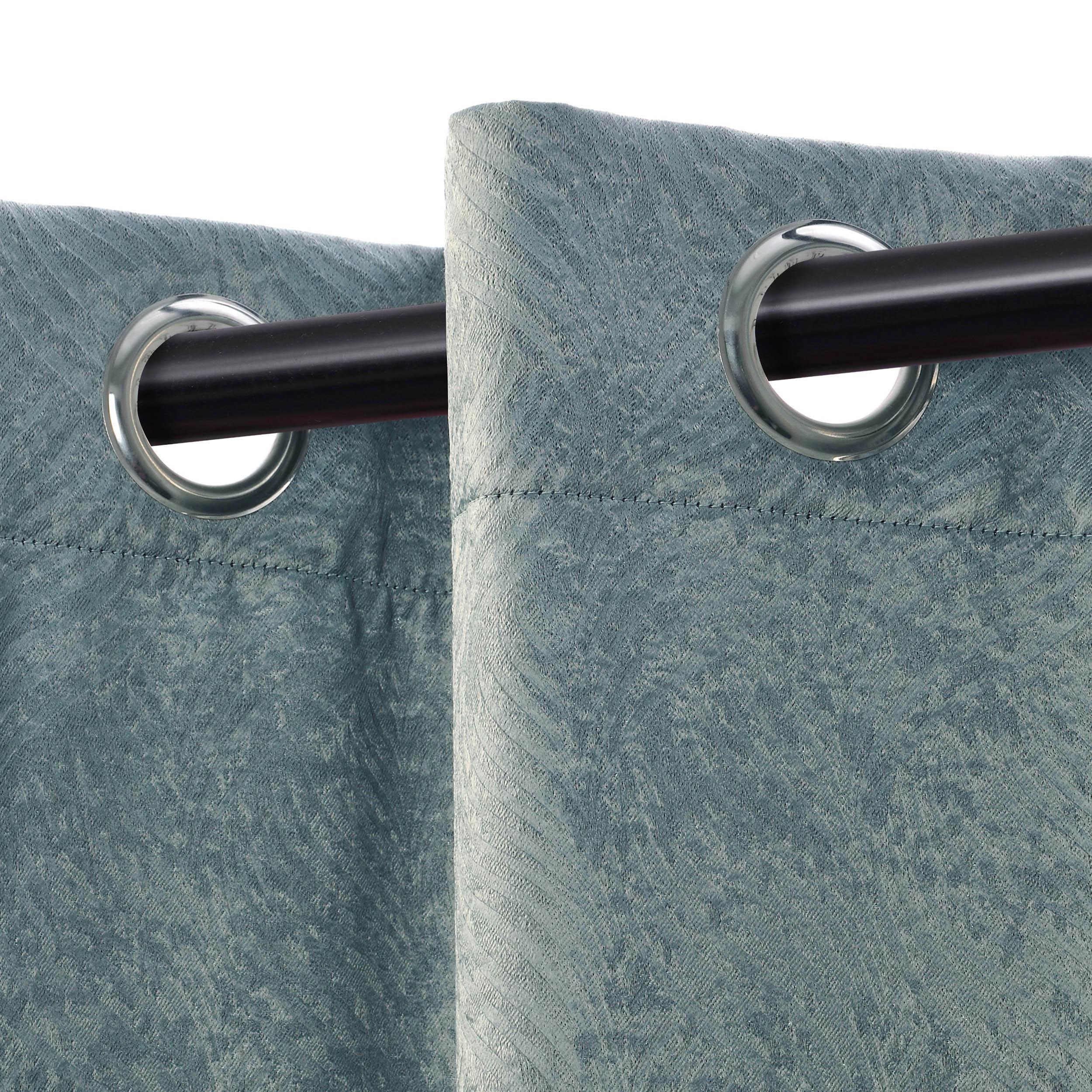 Waverly Thermal Blackout Grommet Curtains - 2-Panel Set (42 Inch) for Bedroom & Living Room Blackout Window Treatments
