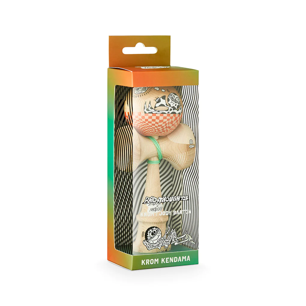 Krom Zoggy n' Moggy Kendama - Premium Wooden Skill Toy for Stress Relief & Focus | Perfect for Office Breaks, Outdoor Play & Mindfulness Practice