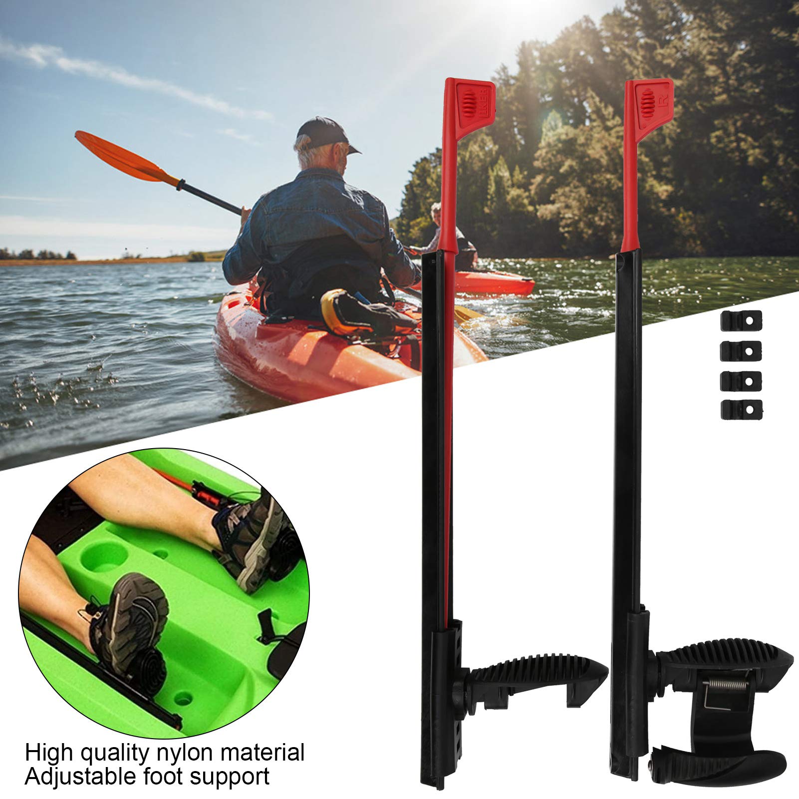 **Adjustable Kayak Foot Pegs - 20.7