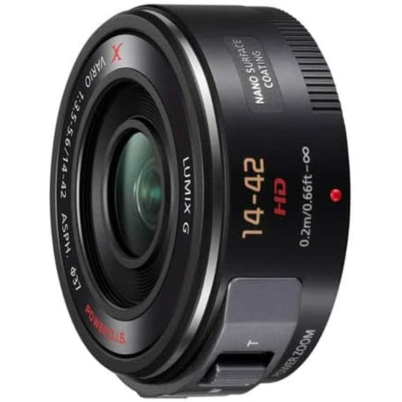 Panasonic Lumix G X Vario PZ 14-42mm f/3.5-5.6 Power O.I.S. Lens - Compact Zoom Lens for Mirrorless Cameras, Perfect for Travel Photography & Vlogging